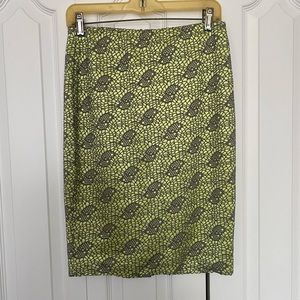 Yellow/grey skirt